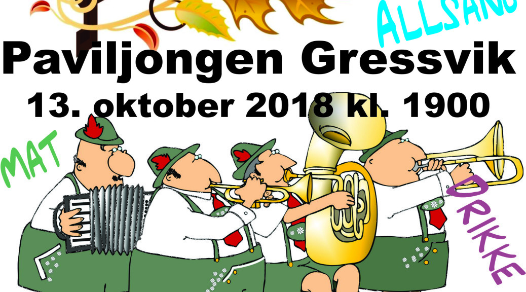 Plakat - oktoberfest 13.10.18