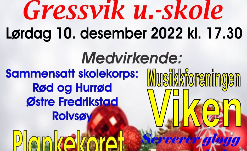 Konsert 10.12.22 - annonse