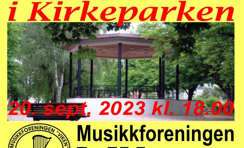 Kirkeparken - konsert - 20.09.23 - annonse